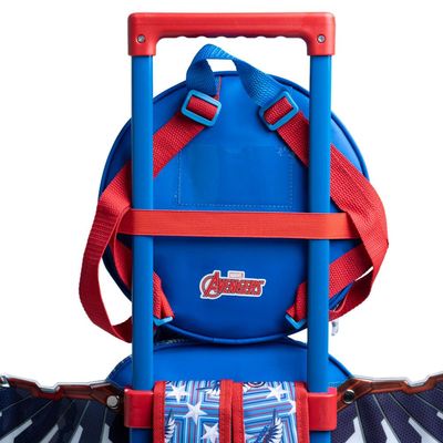 Lancheira Térmica Infantil Masculina Capitão América Azul Escuro U / Azul escuro