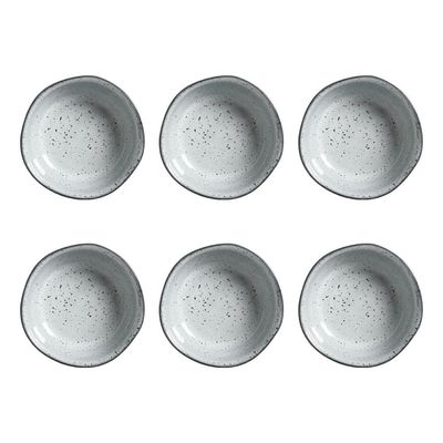 Conjunto de Ramequim Porto Brasil Orgânico Echo com 6 Peças 70 ml - Branco