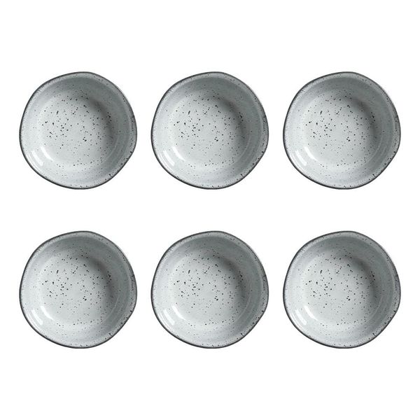 Conjunto de Ramequim Porto Brasil Orgânico Echo com 6 Peças 70 ml - Branco