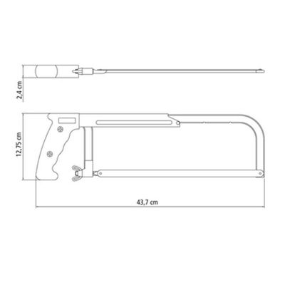 Arco De Serra Fixo Tramontina Master 12" Aço Carbono