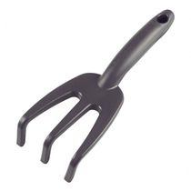 Ancinho Com 3 Dentes Para Jardinagem Tramontina Em Plástico Grafite