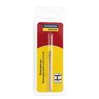 Broca Para Aço 1x34mm Tramontina Master Em Aço Rápido Hss Din 338