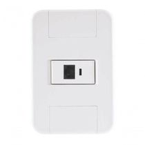 Conjunto 4x2 1 Tomada Telefone Rj11 Tramontina Tablet Branco