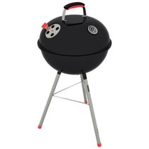Churrasqueira A Carvão Tramontina Tcp-450l Com Tampa E Utensílios Em Inox