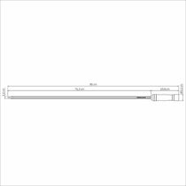 Espeto Para Churrasco Tramontina Inox Lâmina Cabo Madeira 85cm