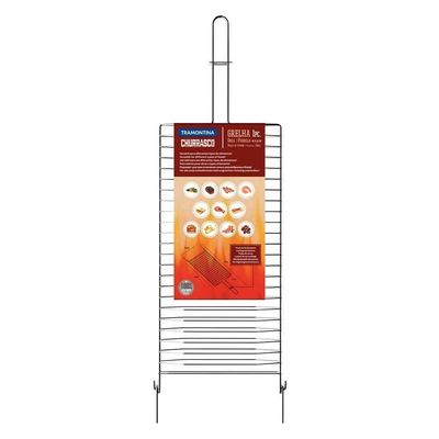 Grelha Tramontina Churrasco 42x23cm Em Aço Inox