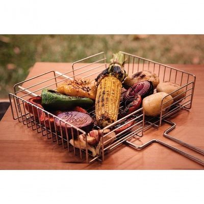 Grelha Multiuso Tramontina Churrasco 70,2x31,5cm Em Aço Inox