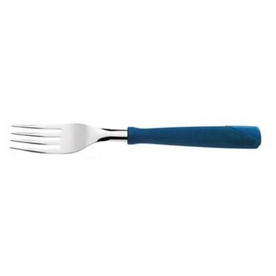 Garfo De Sobremesa Tramontina Inox New Kolor Azul