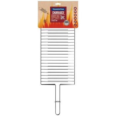Grelha Tramontina Churrasco 83x27,4cm Em Aço Inox