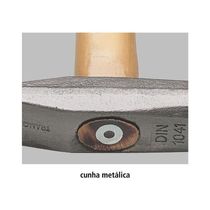 Martelo Pena Tramontina Master Basic 500g Com Cabo Em Madeira Envernizada