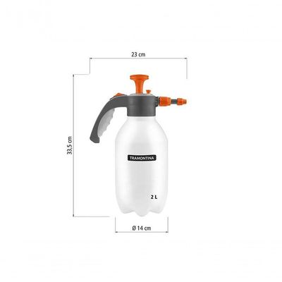 Pulverizador Manual De Compressão Prévia Tramontina Em Plástico 2 Litros