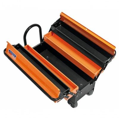 Caixa Sanfonada Cargobox Com Rodas E Puxador 5 Gavetas Tramontina Pro