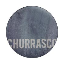 Prato Raso Tramontina Churrasco Stone Em Porcelana 28cm Estampas Diversas