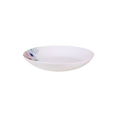 Prato Fundo Tramontina Floratta 22cm Em Porcelana Decorada