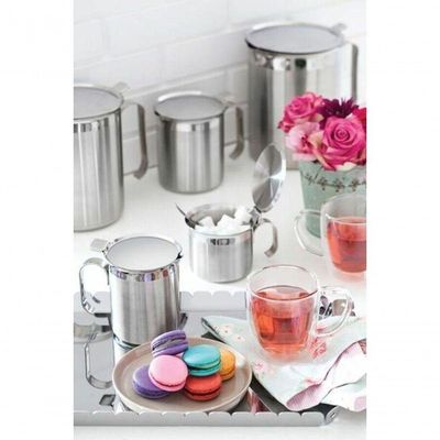 Açucareiro Tramontina Buena Em Aço Inox Com Colher 8cm 350ml
