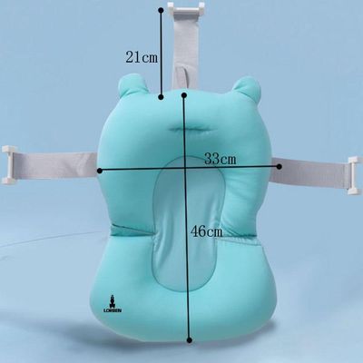 Almofada Para Banho Bebê Boia Flutuante Lorben Anatômica Com Cintas Ajustáveis
