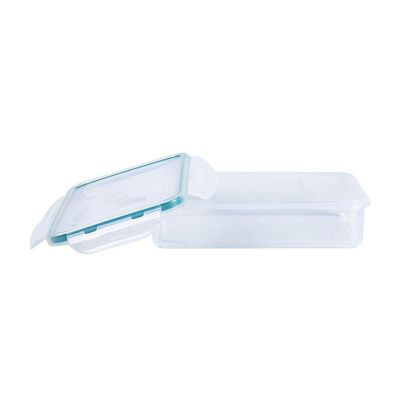 Pote Hermético Retangular 1600ml Plástico Oikos