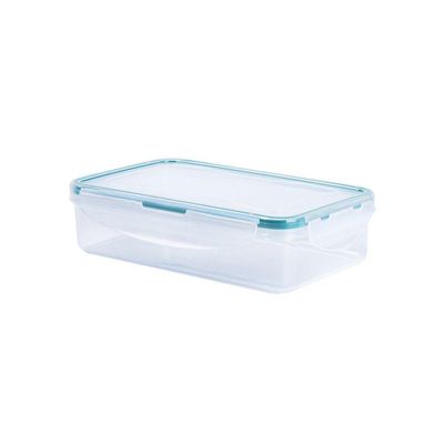 Pote Hermético Retangular 1600ml Plástico Oikos