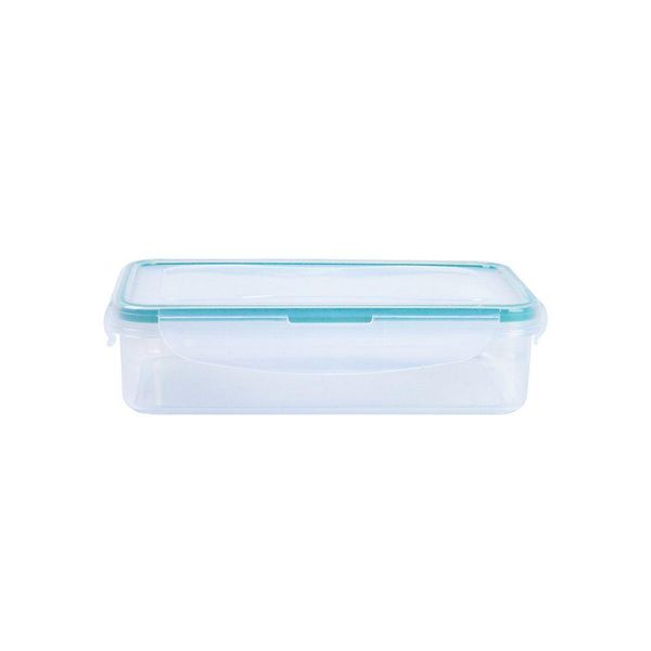 Pote Hermético Retangular 1600ml Plástico Oikos