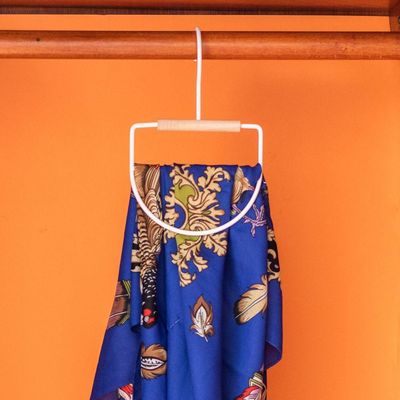 Cabide Ferreiro Para Lenços Branco Oikos