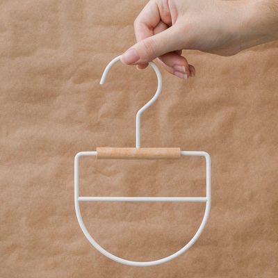 Cabide Ferreiro Para Lenços Branco Oikos