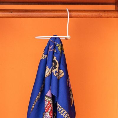 Cabide Ferreiro Para Lenços Branco Oikos