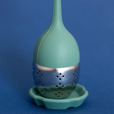 Infusor De Chá De Silicone Verde Oikos