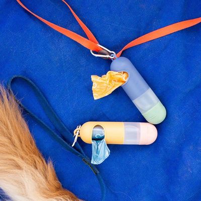Porta Saquinhos E álcool Em Gel Pet Amarelo Oikos Animal