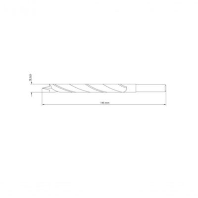 Broca Para Madeira 12x145 Mm Tramontina Master Em Aço