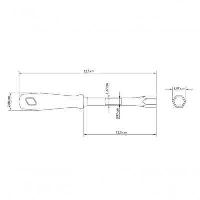 Chave Canhão Tramontina Master 10mm Com Haste Tubular