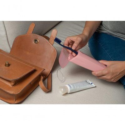 Porta Escovas Creme Dental Portátil Prata Up2000prf Ou