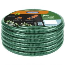 Mangueira Flex Tramontina Em Pvc Verde 3 Camadas 20m Com Engate Rosqueado E Esguicho