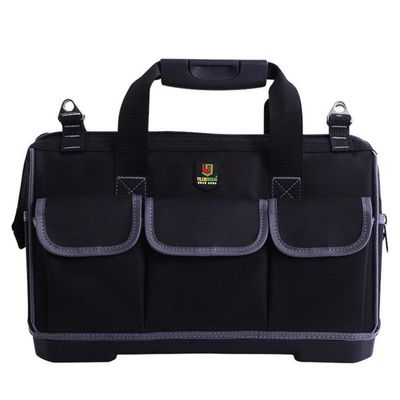 Bolsa Maleta Profissional Para Ferramentas – Fundo De Borracha Reforçado Com 14 Bolsos