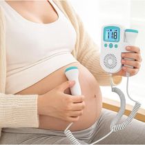 Aparelho Doppler Fetal Portátil Com Tela Lcd – Monitor De Batimentos Cardíacos Do Bebê - Verde