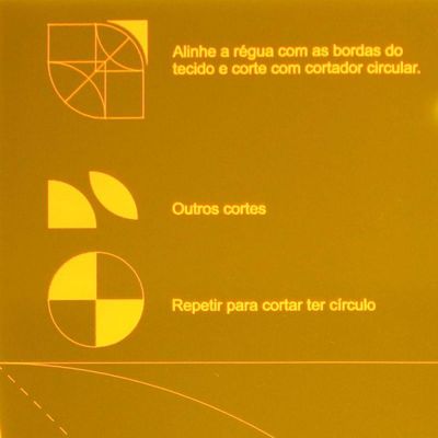 Régua Para Patchwork Arredondamento
