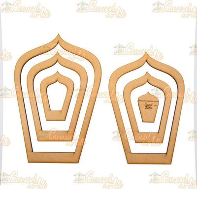 Gabarito Flor Gigante Mdf F007