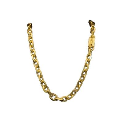 Cordão Corrente Cadeado Quina 15Mm Top E Elegante