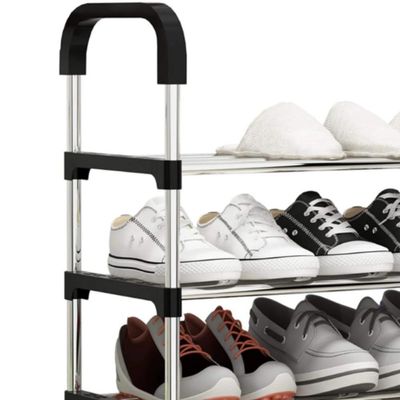 Estante Organizadora Multiuso 5 Prateleiras Sapateira Modular Para 15 Pares Desmontavel