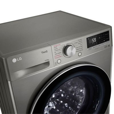 Lavadora E Secadora Lg Vc4 Ia 14kg Inox Look 220v CV5014PC4A