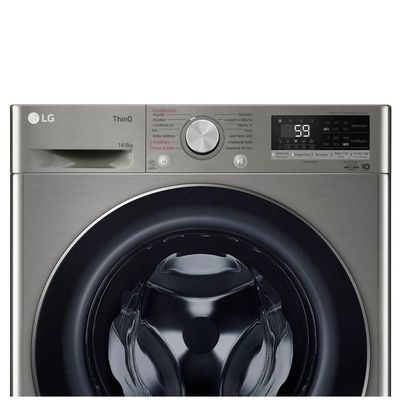 Lavadora E Secadora Lg Vc4 Ia 14kg Inox Look 220v CV5014PC4A