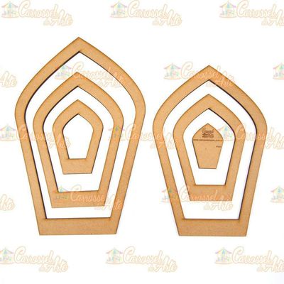 Gabarito Flor Gigante Mdf F009