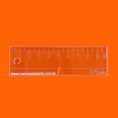 Régua Margem de Costura de 0,75cm