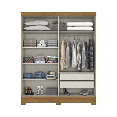 Guarda Roupa Casal 02 Portas 02 Gavetas Istambul Briz