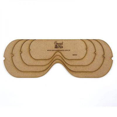 Gabarito Para Mascara De Dormir Mdf M002