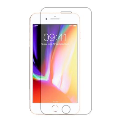 Película Hidrogel + Adesivo Fibra De Carbono Para Iphone 8 Plus - Transparente