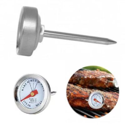 Termômetro De Cozinha Em Inox – Precisão Para Carnes, Forno E Churrasco