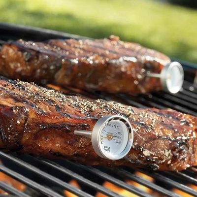 Termômetro De Cozinha Em Inox – Precisão Para Carnes, Forno E Churrasco