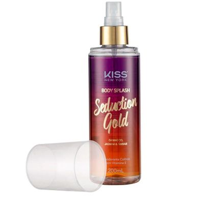 Kiss New York Seduction Gold - Body Splash 200ml