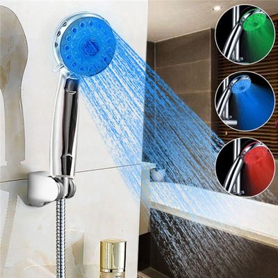 Ducha Chuveiro Led Cromoterapia Com Sensor De Temperatura – Banho Relaxante Multicor Rgb