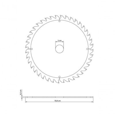 Disco De Corte Tramontina " 36 Dentes Master Para Serra Circular
